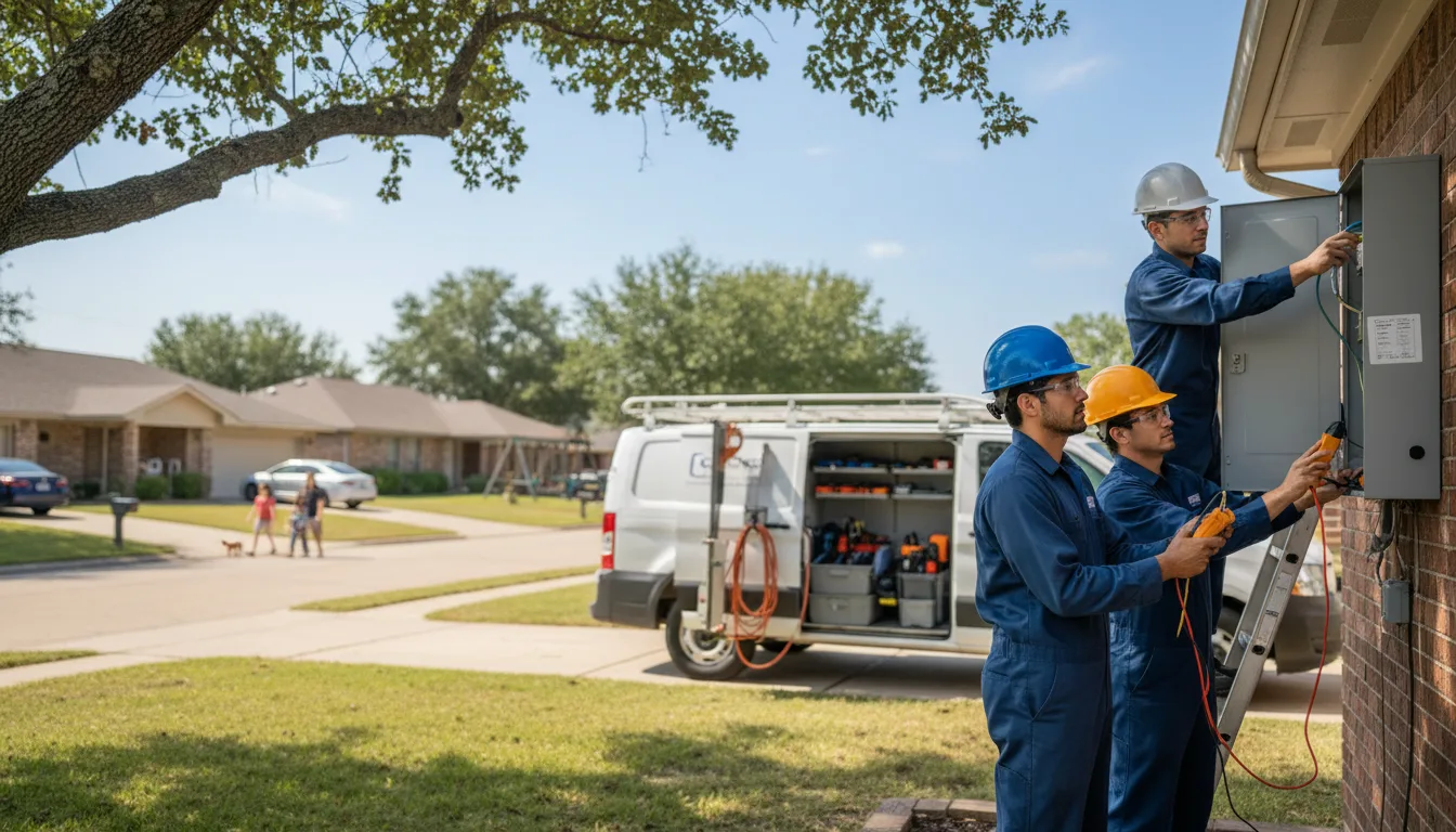 Certified electrician providing emergency electrical services in Mathews, AL